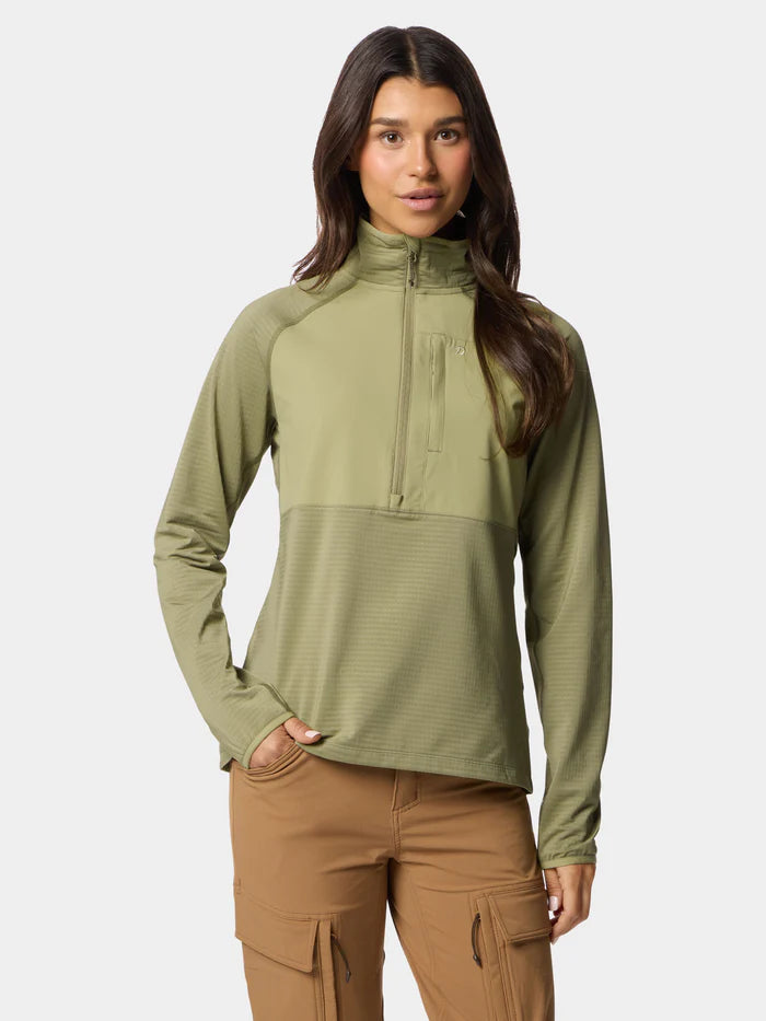Lightweight Grid Tech Half Zip